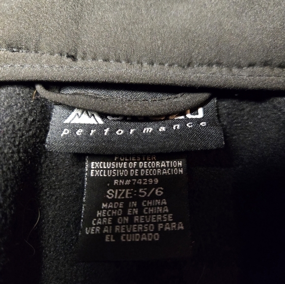 Snozu Winter Performance Winter Jacket Boys Black Coat Full Zip Pockets… - Picture 6 of 12